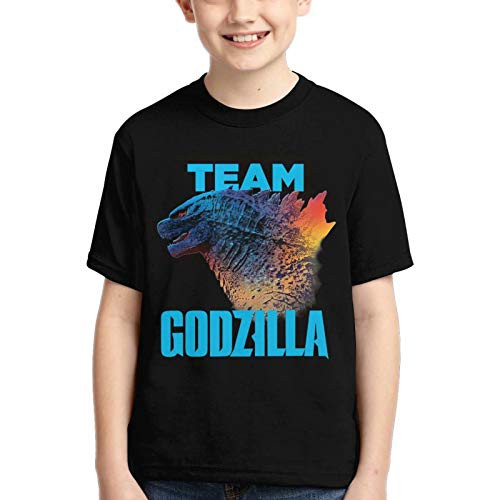 God-Zilla Youth Cotton Shirt Boys Girls Dinosaur King of Monsters 3D Printed Short Sleeves T Shirt Fashion Youth Tee Shirts