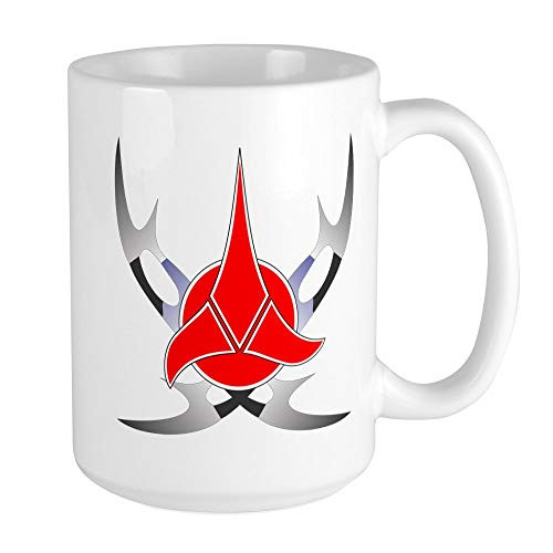 CafePress Klingon Emblem Large Mug Coffee Mug Large 15 oz. White Coffee Cup