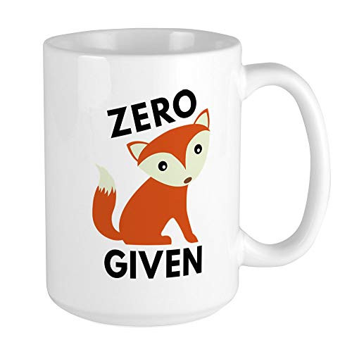 CafePress Zero Fox Given Large Mug Coffee Mug Large 15 oz. White Coffee Cup