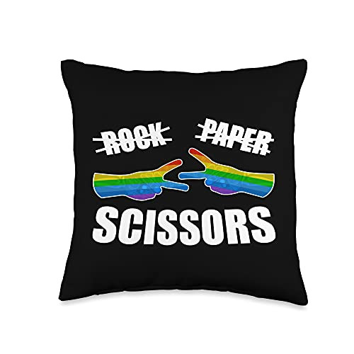 Gay Designs Proud Ally LGBT-Q Gifts Rock Paper Scissors LGBT-Q Gay Pride Proud Ally Rainbow Flag Throw Pillow 16x16 Multicolor Gay Designs Proud Ally LGBT-Q Gifts Rock Paper Scissors LGBT-Q Gay Pride Proud Ally Rainbow Flag Throw Pillow 16x16 Multicolor