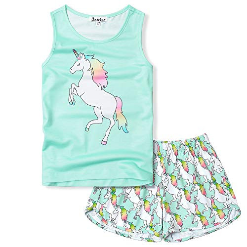 Little Girls Pjs Pajama Sets Cotton Unicorn Sleepwear Summer Nighty for Kids Little Girls Pjs Pajama Sets Cotton Unicorn Sleepwear Summer Nighty for Kids