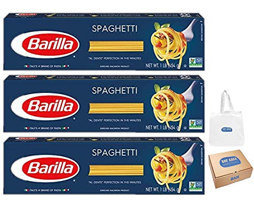 Barilla Pasta Spaghetti 16 Ounce Pack of 3 Barilla Pasta Spaghetti 16 Ounce Pack of 3