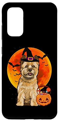 Galaxy S20 Dog Halloween Cairn Terrier Jack O Lantern Pumpkin Case