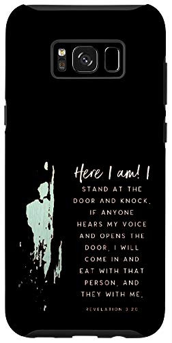Galaxy S8 plus Christian Faith Knock  and  Open Eat Bible Verse Christ N Grind Case