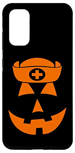 Galaxy S20 Funny Nurse's Hat Jack O' Lantern Pumpkin Halloween Gift Case