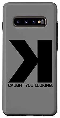Galaxy S10 plus Baseball Strikeout Looking Backwards K Funny Scorekeeper Case