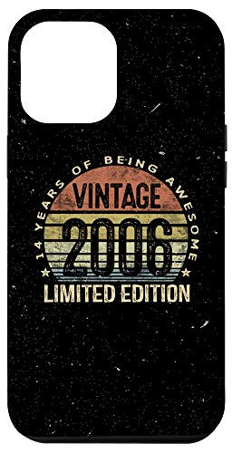 iPhone 12 Pro Max Vintage 2006 Limited Edition 14 Year Old Gifts 14th Birthday Case