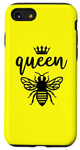 iPhone SE -2020- - 7 - 8 Queen Bee Quote Crown Graphic Mama B Honey Lover Cute Diva Case