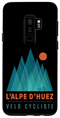Galaxy S9 plus L'Alpe D'Huez Velo Cycliste Gift for Cyclists Cycling Bike Case