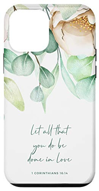 iPhone 12 mini Let All That You Do Be Done In Love 1 Cor. 16-14 Bible Verse Case iPhone 12 mini Let All That You Do Be Done In Love 1 Cor. 16-14 Bible Verse Case