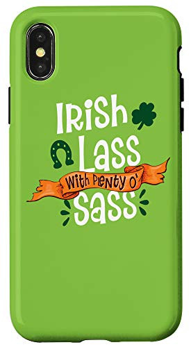 iPhone X-XS Irish Lass With Plenty o' Sass St. Patricks Day Case