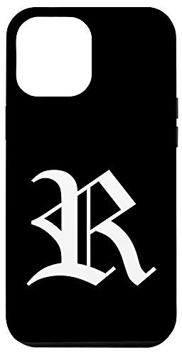 iPhone 12 Pro Max Old English Letter R Case