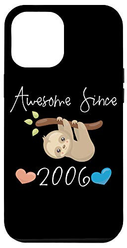 iPhone 12 Pro Max Awesome Since 2006 - Sloth B-Day Birthday Case