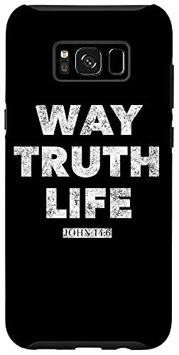 Galaxy S8 plus Way Truth Life - Christian Faith Bible Verse John 14 6 Case