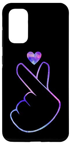Galaxy S20 Cute Finger Heart Korean Pop Music Fan Lover K-pop Kdrama Case