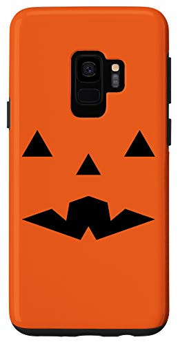 Galaxy S9 Halloween Pumpkin Fun Jack O' Lantern Face Case