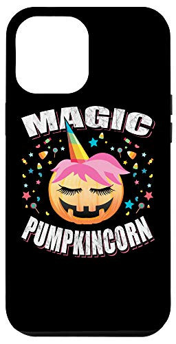 iPhone 12 Pro Max Pumpkin Unicorn Funny Jack O' Lantern Pumpkincorn Halloween Case