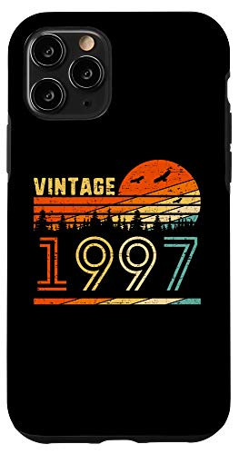 iPhone 11 Pro Vintage 1997 Retro 23rd Birthday Gift Fun B-day 23 Years Old Case