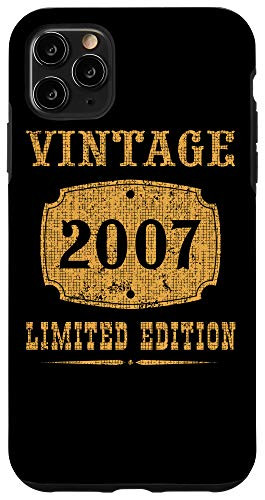 iPhone 11 Pro Max Born In 2007 14 Years Old 14th Birthday B-day Age 14 Case