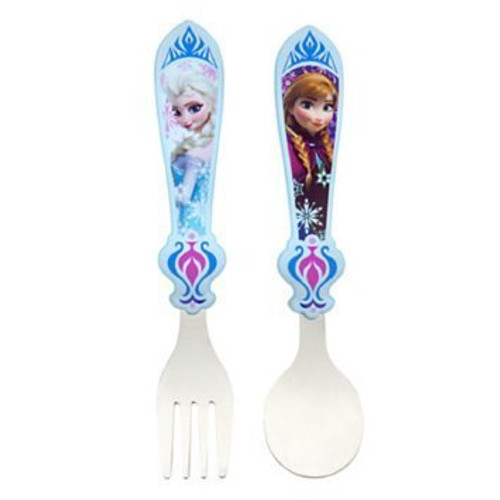 Disney Store Frozen Anna And Elsa Flatware - Original 2013 Design Disney Store Frozen Anna And Elsa Flatware - Original 2013 Design