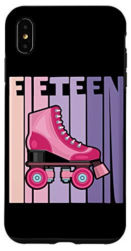 iPhone XS Max 15 Year Old Cute Roller Skating Birthday Girl 15th B-day Case