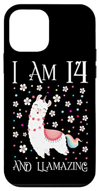 iPhone 12 mini I am 14 Years Old and Llamazing Happy 14th Birthday Gift Case iPhone 12 mini I am 14 Years Old and Llamazing Happy 14th Birthday Gift Case