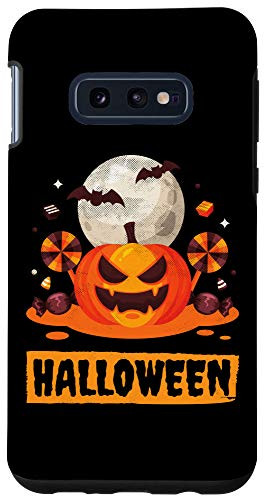 Galaxy S10e Halloween Gifts Spooky Jack O Lantern Bats Trick Or Treat Case