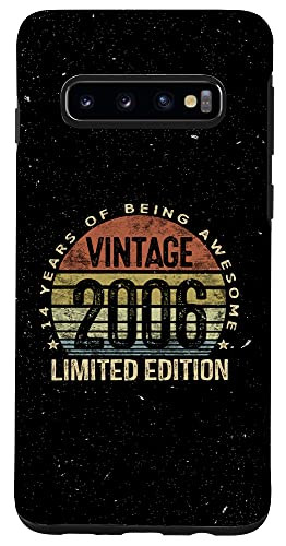 Galaxy S10 Vintage 2006 Limited Edition 14 Year Old Gifts 14th Birthday Case