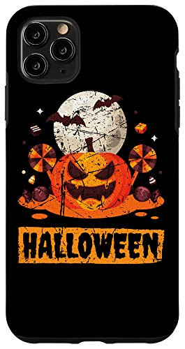 iPhone 11 Pro Max Scary Halloween Jack O Lantern Trick Or Treat Case