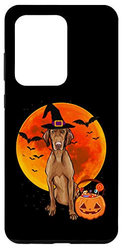 Galaxy S20 Ultra Dog Halloween Vizsla Jack O Lantern Pumpkin Case