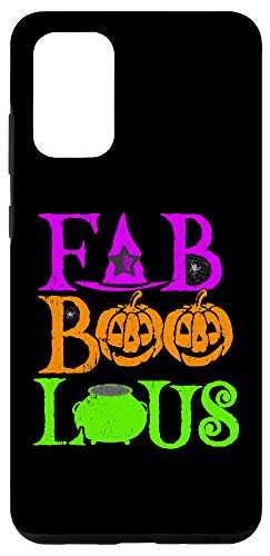 Galaxy S20 plus Fab Boo Lous Fabulous Halloween Jack o Lantern Witches Hat Case