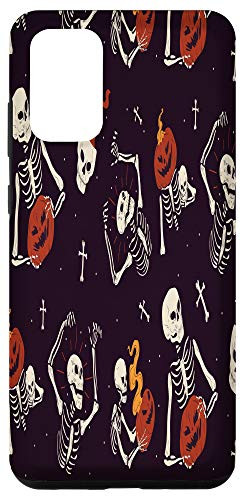 Galaxy S20 plus Funny Skeleton Jack-O-Lantern Pumpkin Halloween Patter Case