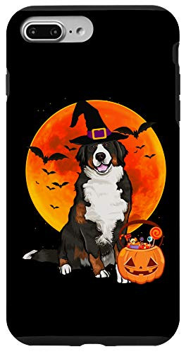 iPhone 7 Plus-8 Plus Dog Halloween Bernese Mountain Dog Jack O Lantern Pumpkin Case