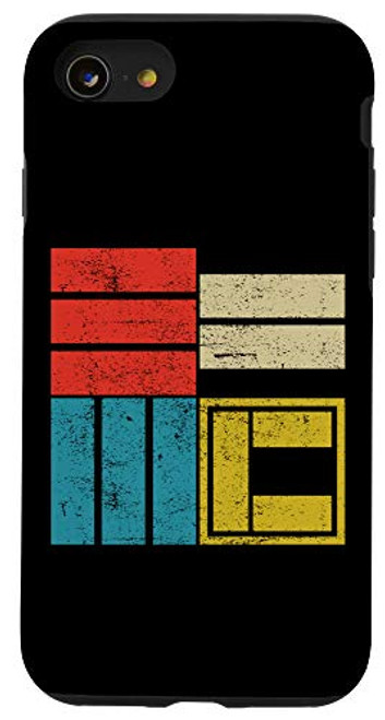iPhone SE -2020- - 7 - 8 E-mc2 Einstein's Equation Unique Minimalist Physics Geek Case