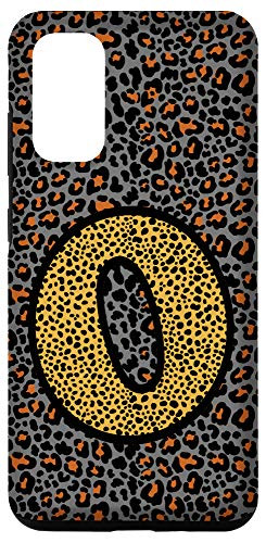 Galaxy S20 Cool Letter O Initial Name Leopard Cheetah Pattern Print Case