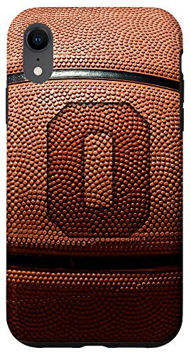 iPhone XR Basketball Phone Case with letter O Basketball Player Gift Case