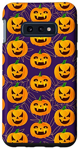Galaxy S10e Cute Pumpkin Jack o Lantern Halloween Pretty Cool Phone Case