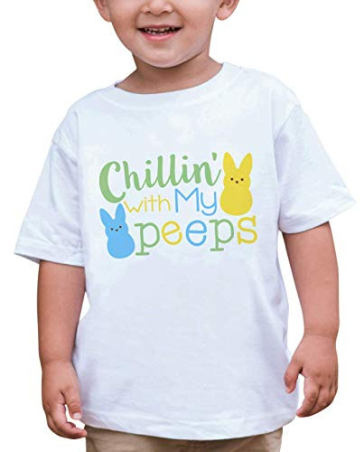 7 ate 9 Apparel Boy's Funny Easter T-Shirt 3T White