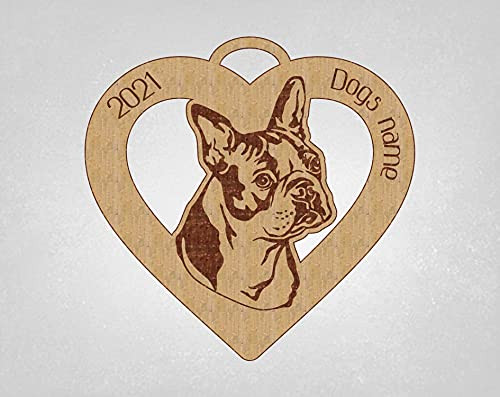 Boston Terrier Boston Terrier Ornament Personalized Boston Terrier Ornament Boston Terrier Gifts Dog Gifts K-9 Gifts
