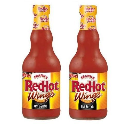 Frank's RedHot Wings- Hot Buffalo Wing Sauce -Pack of 2- 12 oz Bottles Frank's RedHot Wings- Hot Buffalo Wing Sauce -Pack of 2- 12 oz Bottles