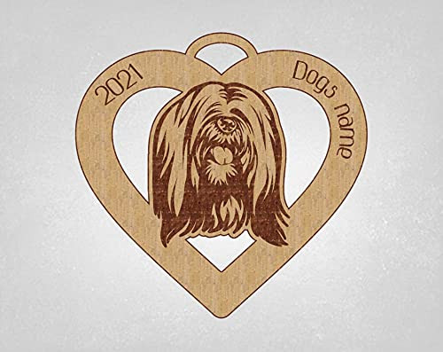 Lhasa Apso Lhasa Apso Ornament Personalized Lhasa Apso Ornament Dog Ornament k-9 Gift