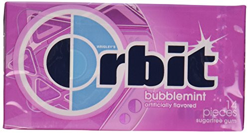 Wrigleys Orbit Bubblemint 14-Count -Pack of 12-