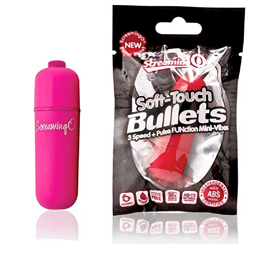 Screaming O Soft Touch Vooom Bullet Pink with Free Bottle of Adult Toy Cleaner