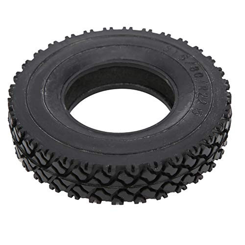 VGEBY RC Truck Tyres Rubber Tires Anti-Slip Tyres 4Pcs 20mm Width for RC 1-14 Tractor Truck Car Black