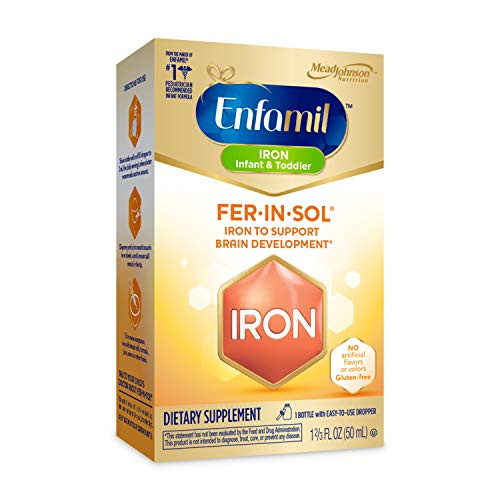 Enfamil Fer-In-Sol Iron Supplement Drops for Infants 50 mL dropper bottle