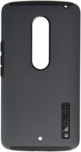 Incipio Cell Phone Case for Motorola Droid Maxx 2 - Retail Packaging - Gray/Black