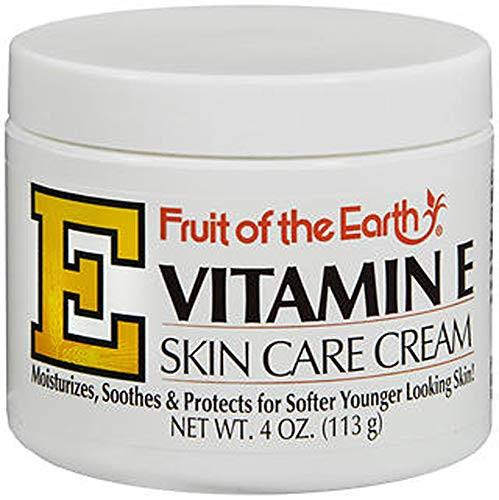Fruit of the Earth Vitamin E Skin Care Cream 4 oz -113 g- Pack of 3