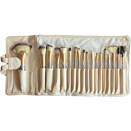 18 Pcs Makeup Brush Set Champagne Tool Set Makeup Brush Foundation Brush