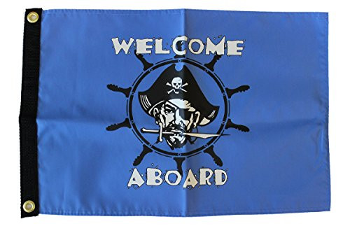 Sea Pirate - 12 in x 18 in Pirate Flag