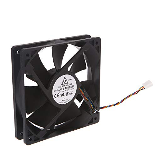 luosh Brushless DC12V 0.80A 7-Blade Cooling Fan 12025 for Delta AFB1212SH